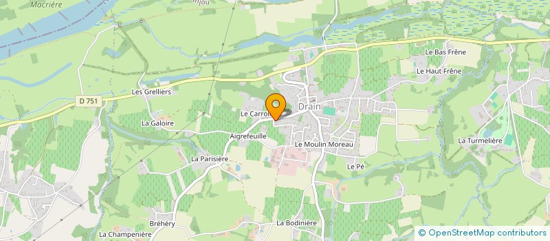 localisation de l'entreprise MONSIEUR GUILLAUME TOUBLANC  OREE-D'ANJOU