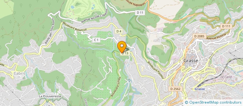 localisation de l'entreprise MONSIEUR GUILLAUME TOURET  GRASSE