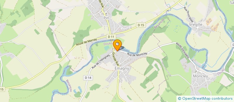 localisation de l'entreprise MONSIEUR GUILLAUME TOURNIER  CHAUCENNE