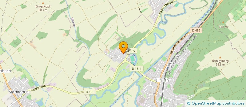 localisation de l'entreprise MONSIEUR GUILLAUME TOURON  ZILLISHEIM