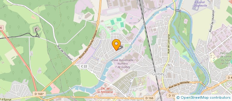 localisation de l'entreprise MONSIEUR GUILLAUME TOUSSAINT  GOLBEY