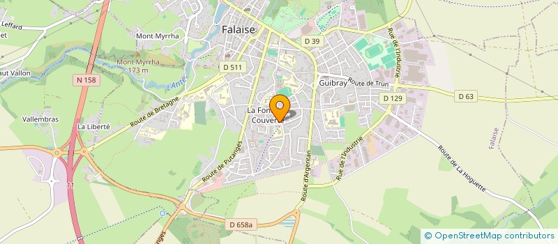 localisation de l'entreprise MONSIEUR GUILLAUME TOUTAIN à FALAISE