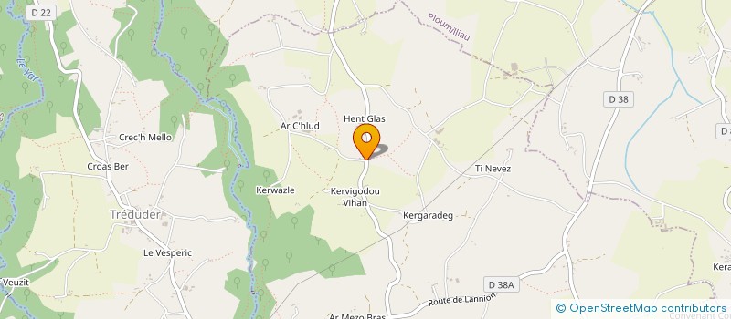 localisation de l'entreprise MONSIEUR GUILLAUME TREDAN à PLOUZELAMBRE