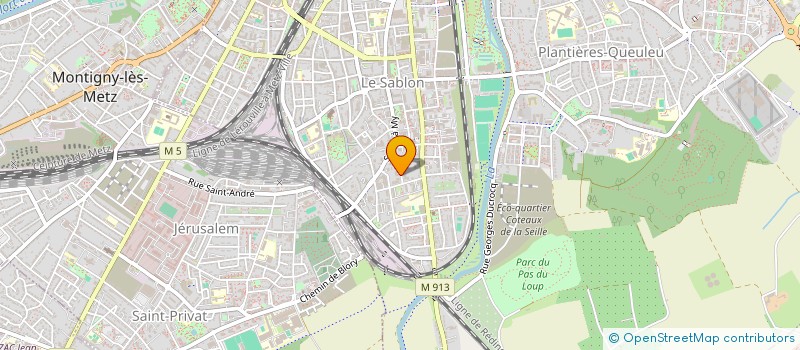 localisation de l'entreprise MONSIEUR GUILLAUME TREPOS  METZ