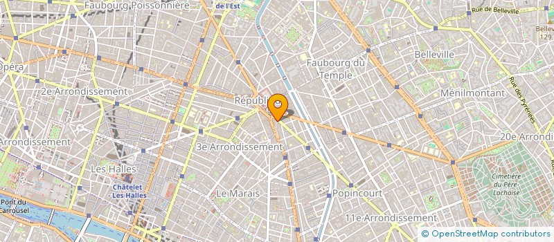 localisation de l'entreprise MONSIEUR GUILLAUME TRICAUD  PARIS