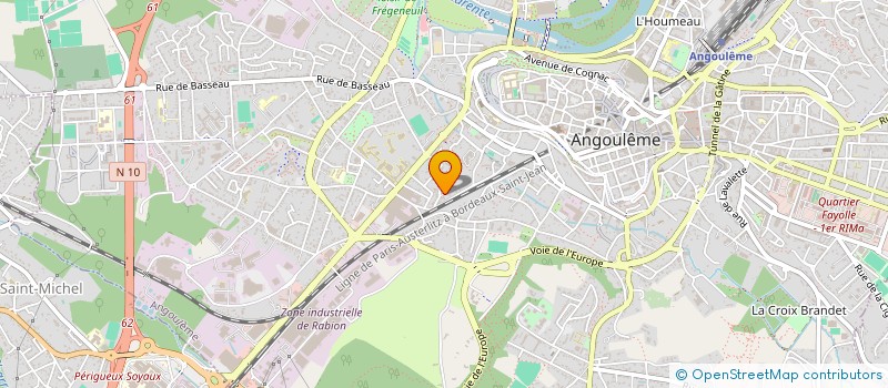 localisation de l'entreprise MONSIEUR GUILLAUME TRICHET à ANGOULEME