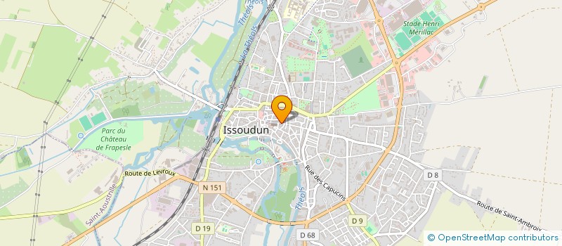 localisation de l'entreprise MONSIEUR GUILLAUME TRIZAC à ISSOUDUN
