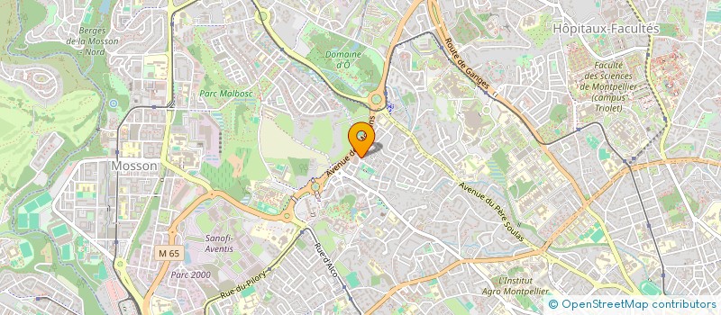 localisation de l'entreprise MONSIEUR GUILLAUME TROCHU à MONTPELLIER