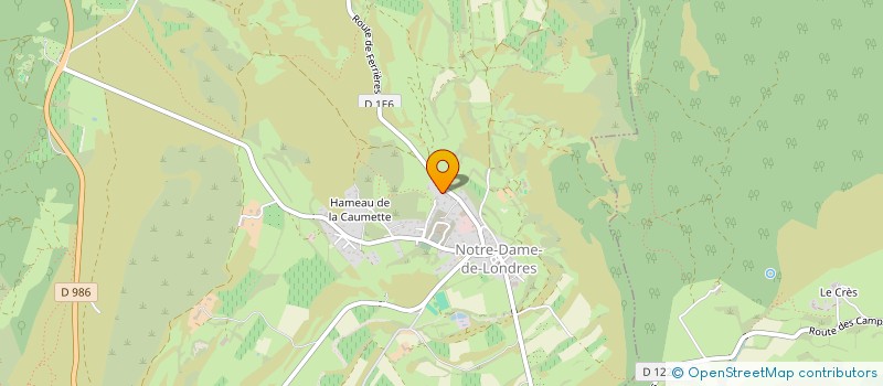 localisation de l'entreprise MONSIEUR GUILLAUME TRONC  NOTRE-DAME-DE-LONDRES