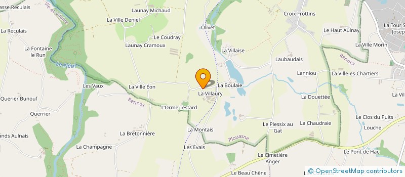 localisation de l'entreprise MONSIEUR GUILLAUME TROUCHARD  PLOUASNE