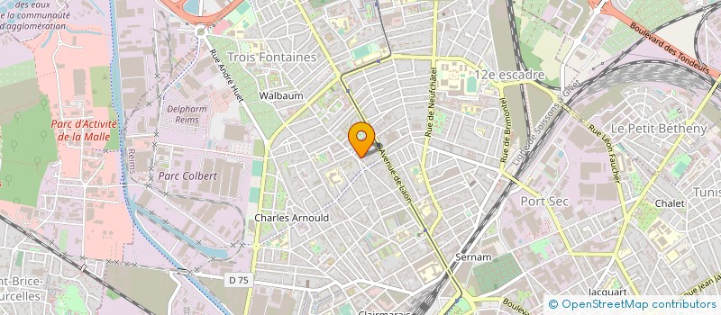 localisation de l'entreprise MONSIEUR GUILLAUME TSCHEILLER  REIMS