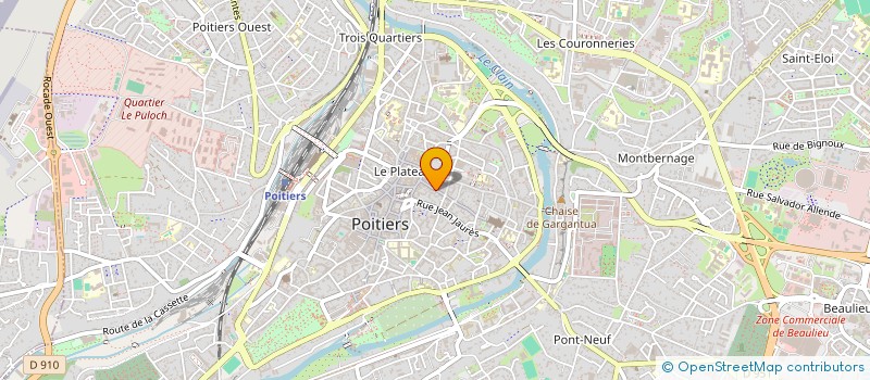 localisation de l'entreprise MONSIEUR GUILLAUME TURLURE  POITIERS