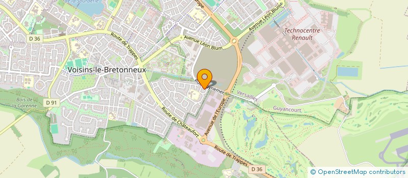localisation de l'entreprise MONSIEUR GUILLAUME TUSERA  VOISINS-LE-BRETONNEUX