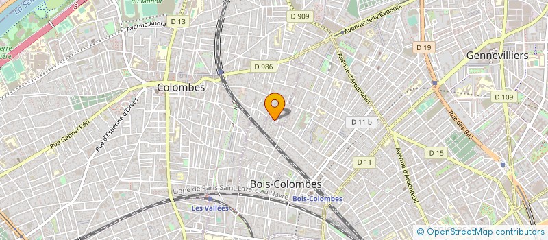 localisation de l'entreprise MONSIEUR GUILLAUME TUSSEAU à COLOMBES