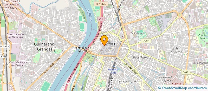 localisation de l'entreprise MONSIEUR GUILLAUME TUTZO à VALENCE