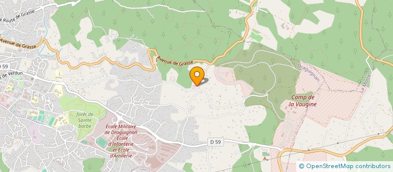 localisation de l'entreprise MONSIEUR GUILLAUME UGO  DRAGUIGNAN