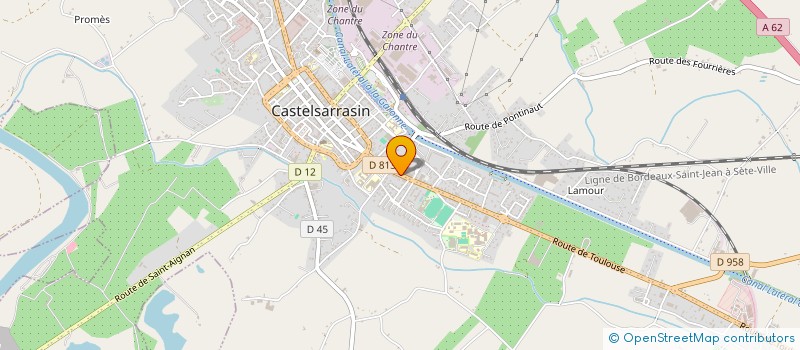 localisation de l'entreprise MONSIEUR GUILLAUME VACHER  CASTELSARRASIN