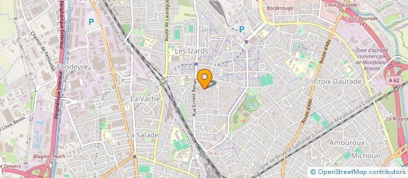 localisation de l'entreprise MONSIEUR GUILLAUME VACHON  TOULOUSE