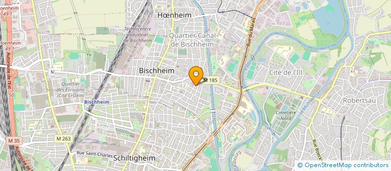 localisation de l'entreprise MONSIEUR GUILLAUME VAGUE  BISCHHEIM