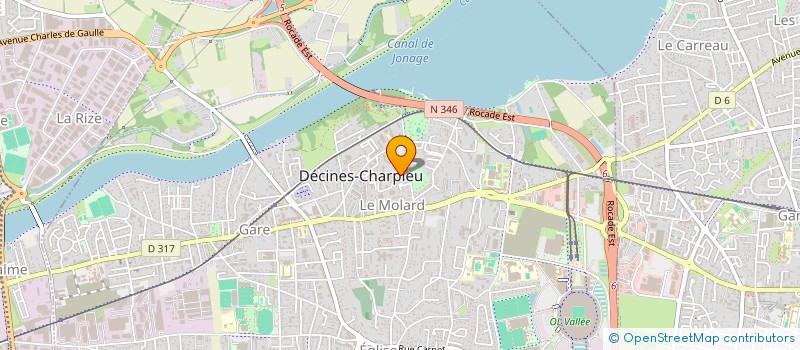 localisation de l'entreprise MONSIEUR GUILLAUME VALDELFENER  DECINES-CHARPIEU