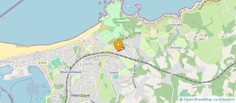 localisation de l'entreprise MONSIEUR GUILLAUME VALLE à HENDAYE