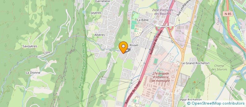 localisation de l'entreprise MONSIEUR GUILLAUME VALLON à VARCES-ALLIERES-ET-RISSET