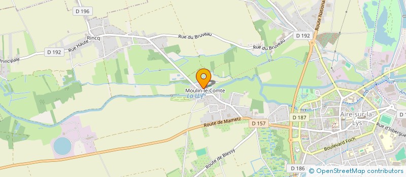 localisation de l'entreprise MONSIEUR GUILLAUME VAN AELST  AIRE-SUR-LA-LYS