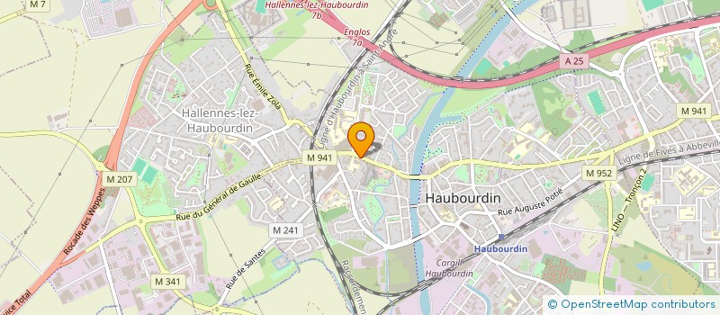 localisation de l'entreprise MONSIEUR GUILLAUME VANCAEYZEELE  HAUBOURDIN