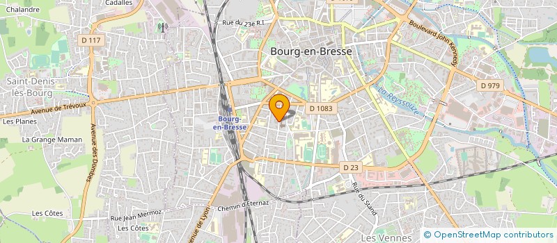 localisation de l'entreprise MONSIEUR GUILLAUME VANDEN BORRE  BOURG-EN-BRESSE