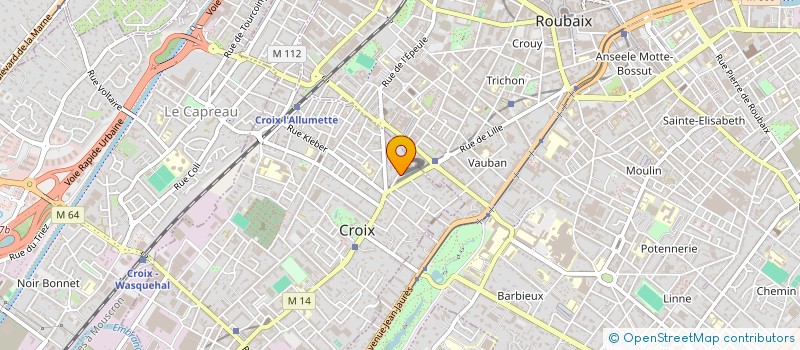 localisation de l'entreprise MONSIEUR GUILLAUME VANOVERMEIR à CROIX