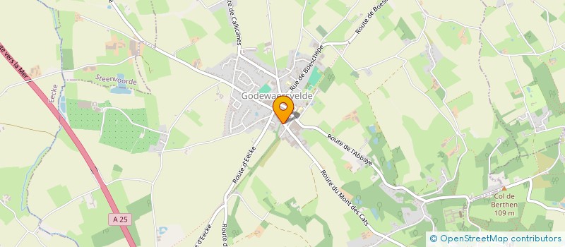 localisation de l'entreprise MONSIEUR GUILLAUME VANSTAVEL  GODEWAERSVELDE