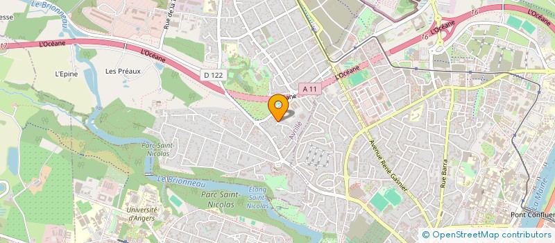 localisation de l'entreprise MONSIEUR GUILLAUME VARLET  AVRILLE