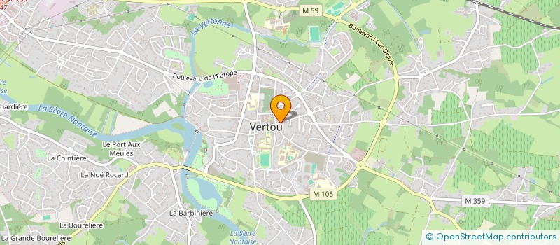 localisation de l'entreprise MONSIEUR GUILLAUME VASSEUR à VERTOU