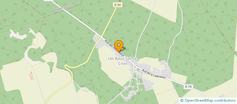 localisation de l'entreprise MONSIEUR GUILLAUME VASSEUR  LES BAUX-SAINTE-CROIX