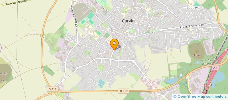 localisation de l'entreprise MONSIEUR GUILLAUME VAST  CARVIN