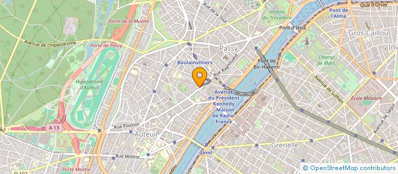 localisation de l'entreprise MONSIEUR GUILLAUME VAUDOIS  PARIS