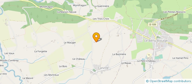 localisation de l'entreprise MONSIEUR GUILLAUME VAUTIER à SOULEUVRE EN BOCAGE
