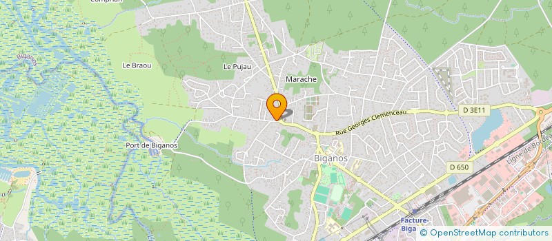 localisation de l'entreprise MONSIEUR GUILLAUME VAUTIER  BIGANOS