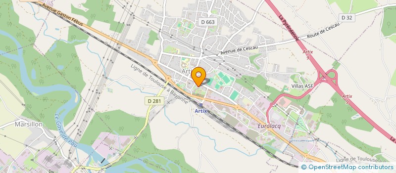 localisation de l'entreprise MONSIEUR GUILLAUME VEAU  ARTIX