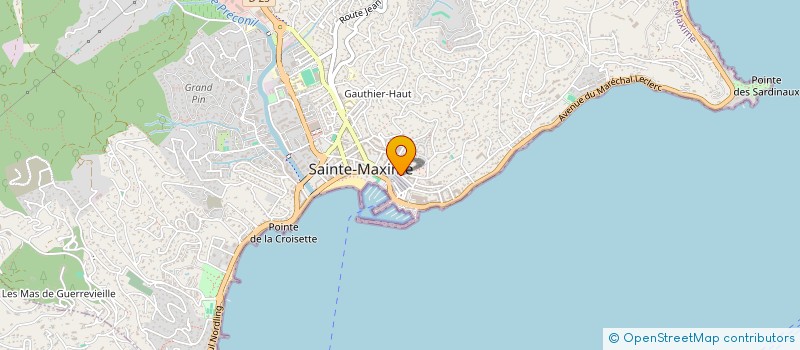 localisation de l'entreprise MONSIEUR GUILLAUME VELLA à SAINTE-MAXIME