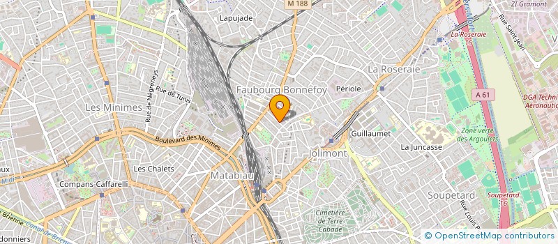 localisation de l'entreprise MONSIEUR GUILLAUME VERAT  TOULOUSE