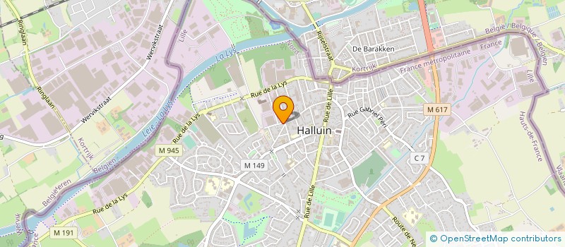 localisation de l'entreprise MONSIEUR GUILLAUME VERMESSEN à HALLUIN