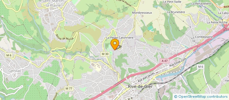 localisation de l'entreprise MONSIEUR GUILLAUME VERNEY-CARRON  RIVE-DE-GIER