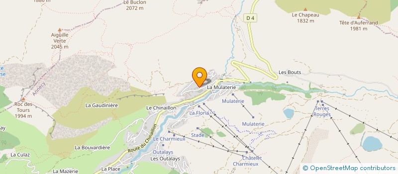 localisation de l'entreprise MONSIEUR GUILLAUME VERNI  LE GRAND-BORNAND