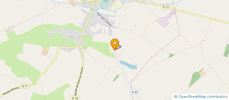 localisation de l'entreprise MONSIEUR GUILLAUME VERTALIER  BAUGY