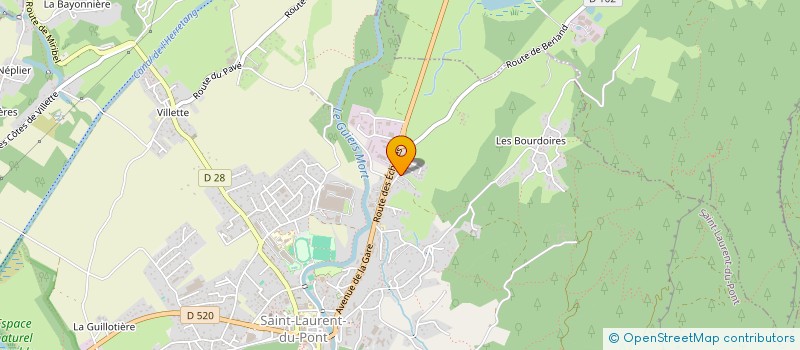 localisation de l'entreprise MONSIEUR GUILLAUME VESSARD  MIRIBEL-LES-ECHELLES