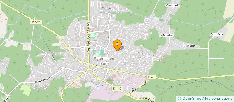localisation de l'entreprise MONSIEUR GUILLAUME VEYRET à PARENTIS-EN-BORN