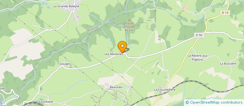 localisation de l'entreprise MONSIEUR GUILLAUME VEYSSET à CRESSAT