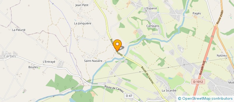 localisation de l'entreprise MONSIEUR GUILLAUME VIALATTE  CASTRES