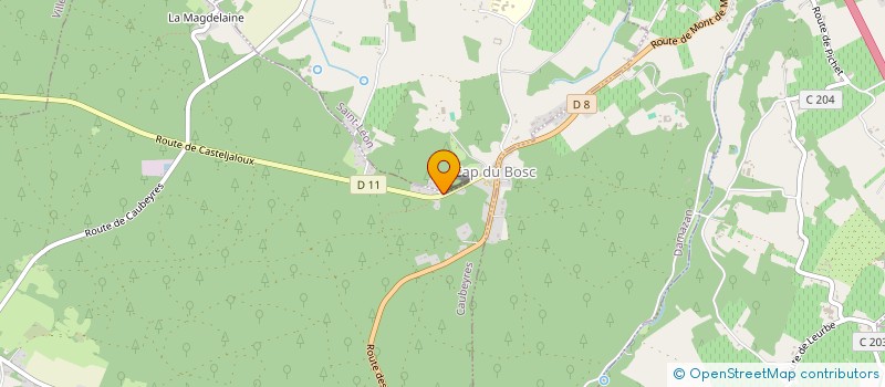 localisation de l'entreprise MONSIEUR GUILLAUME VIAN à SAINT-LEON